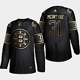 Bruins 31 Zane McIntyre Black Gold Adidas Jersey,baseball caps,new era cap wholesale,wholesale hats